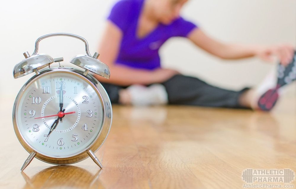 Лучшее время для тренировок спортсмена
