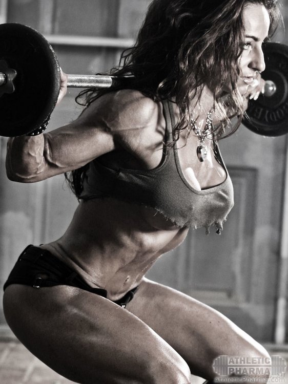 Приседания со штангой на плечах