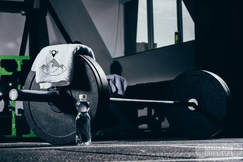 Штанга для тренировок бодибилдера