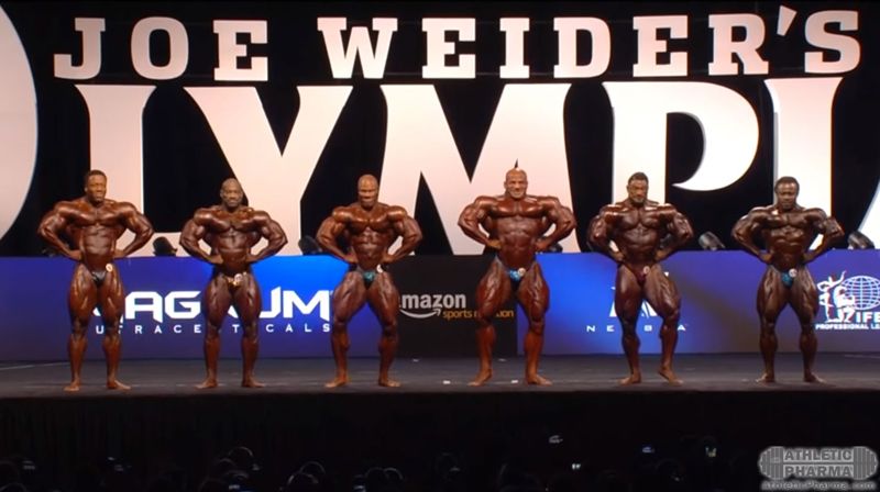 Бодибилдеры на "Мистер Олимпия"