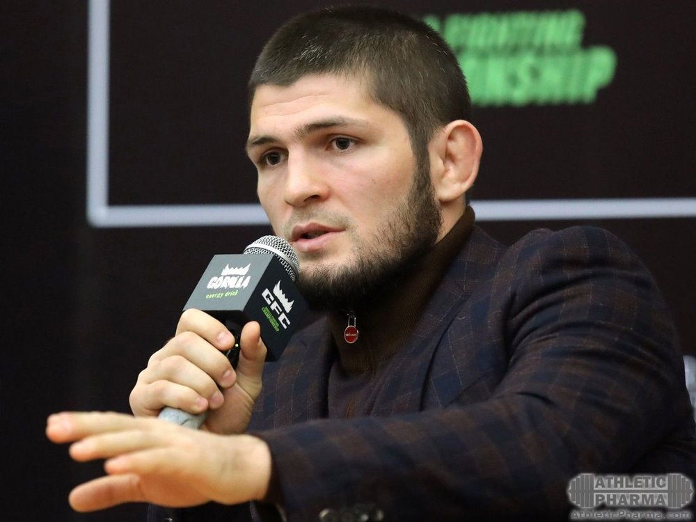 Хабиб дает интервью