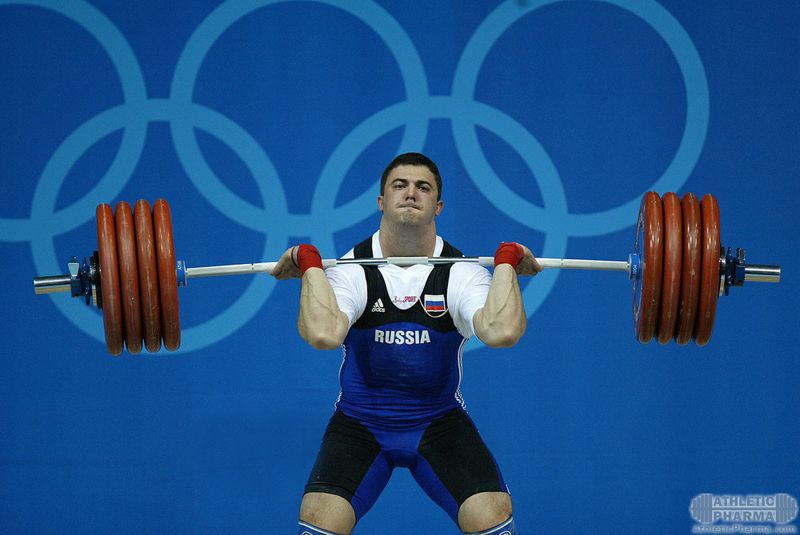 Тяжелоатлет на Олимпийских играх