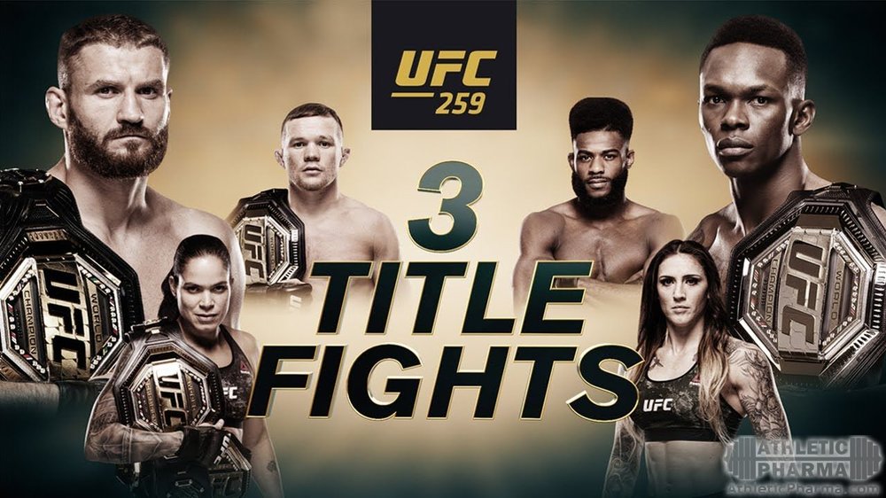 Афиша UFC 259