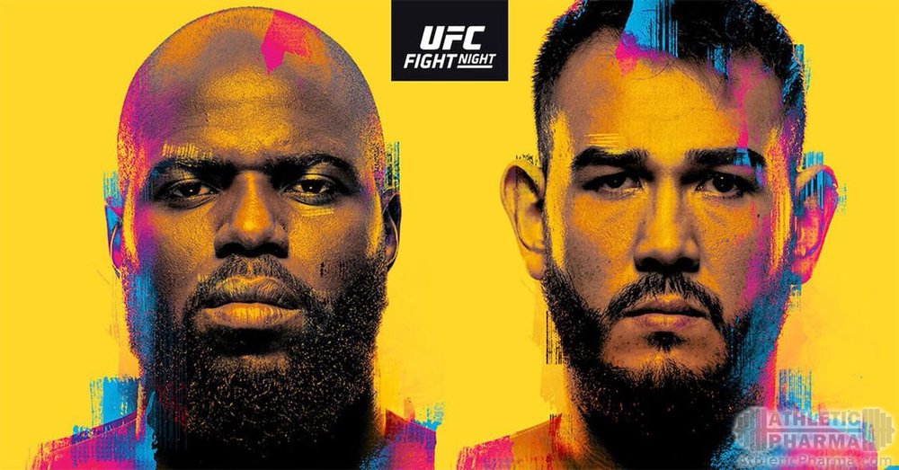 Афиша турнира UFC Fight Night 189 в Лас-Вегасе