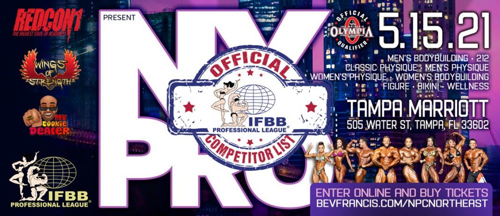 Афиша турнира New York Pro-2021 (ИФББ)