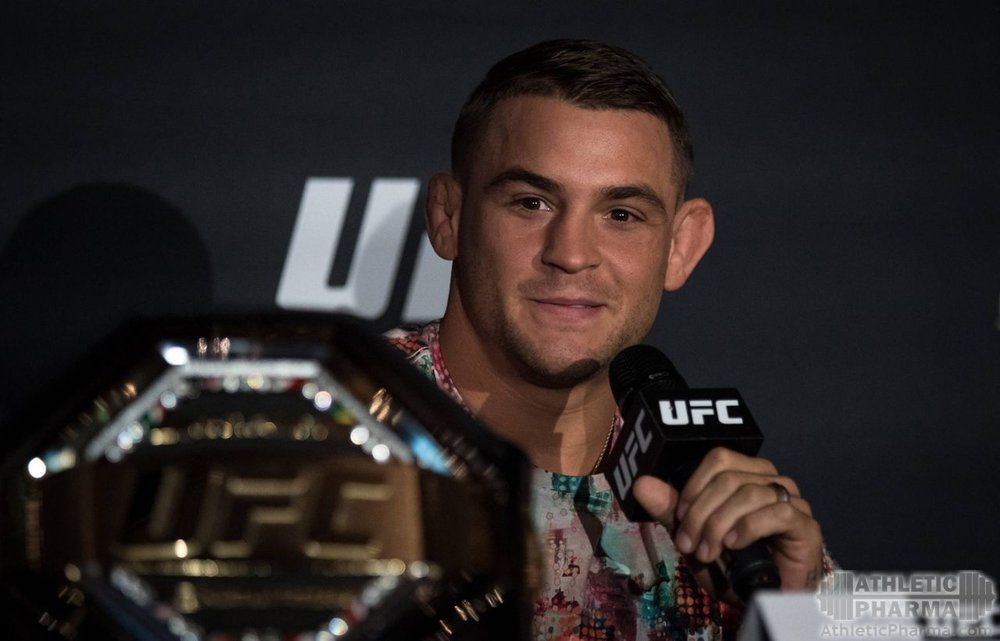 Дастин Порье, боец UFC, во время интервью
