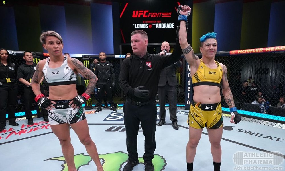 Джессика Андраде побеждает Аманду Лемос