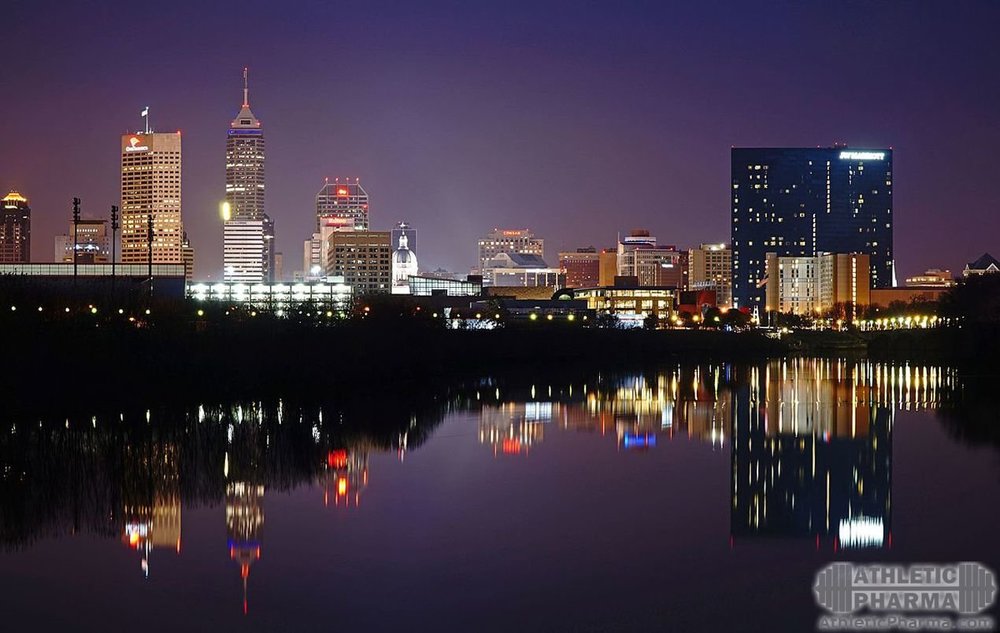 Панорама города Индианаполис (США)