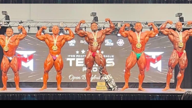 Подиум на Texas Pro 2022 (IFBB)