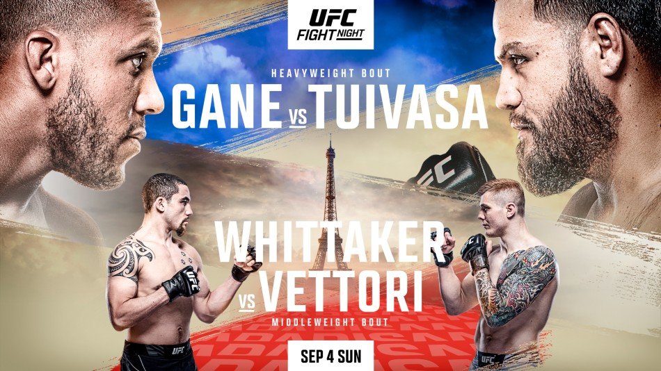 Постер UFC Fight Night 209 в Париже