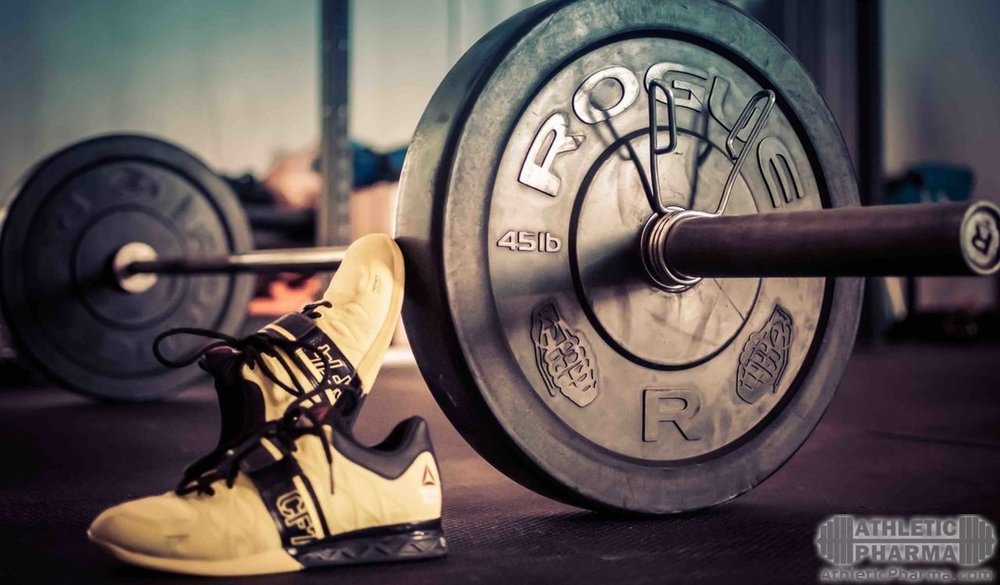 Красивая фотография штанги