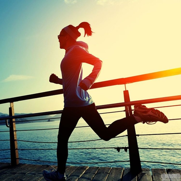 Пробежка под закат солнца