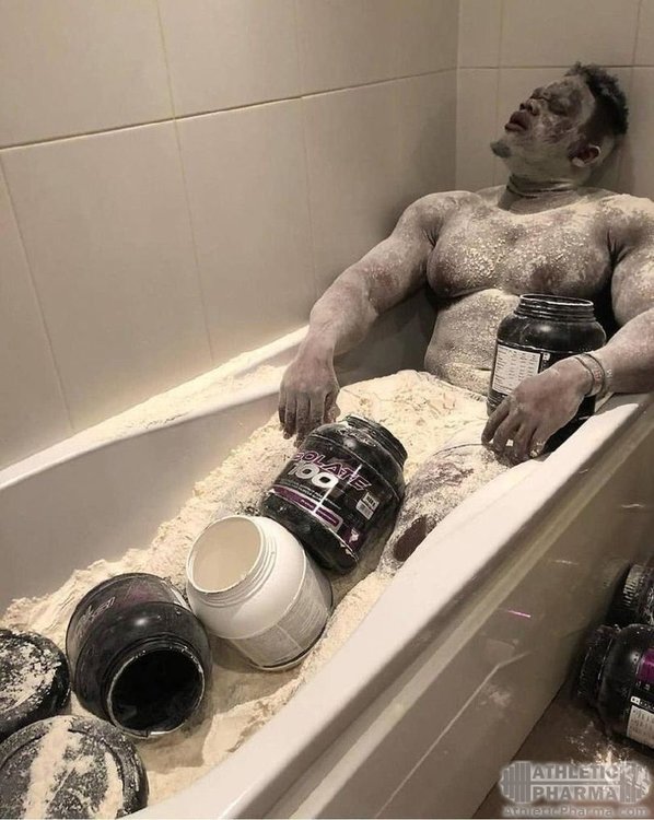 Ванна с протеином