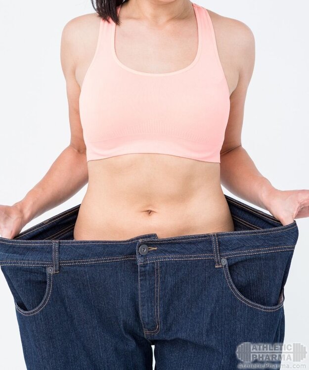 Девушка сбросила лишний вес