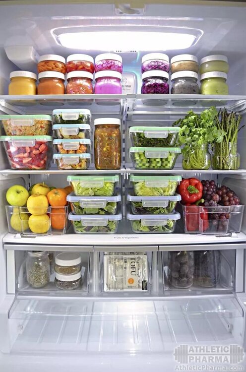 Холодильник с полезными продуктами