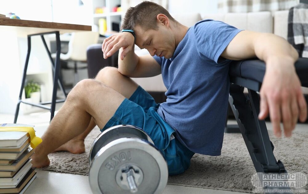 Мужчина переутомился