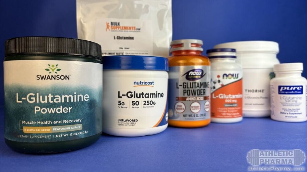 Пищевая добавка глютамин в разных формах выпуска